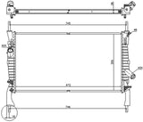 NRF 53742 Radiator, engine cooling