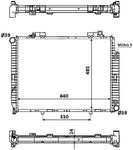 NRF 53945 Radiator, engine cooling