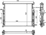 NRF 53936 Radiator, engine cooling