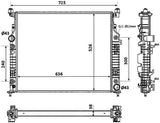 NRF 53936 Radiator, engine cooling