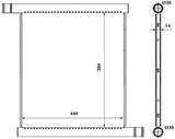 NRF 53857 Radiator, engine cooling