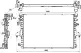 NRF 53154 Radiator, engine cooling