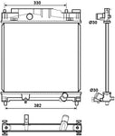 NRF 53072 Radiator, engine cooling