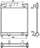 NRF 53072 Radiator, engine cooling