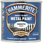 Hammerite Smooth White Metal Paint 250ml